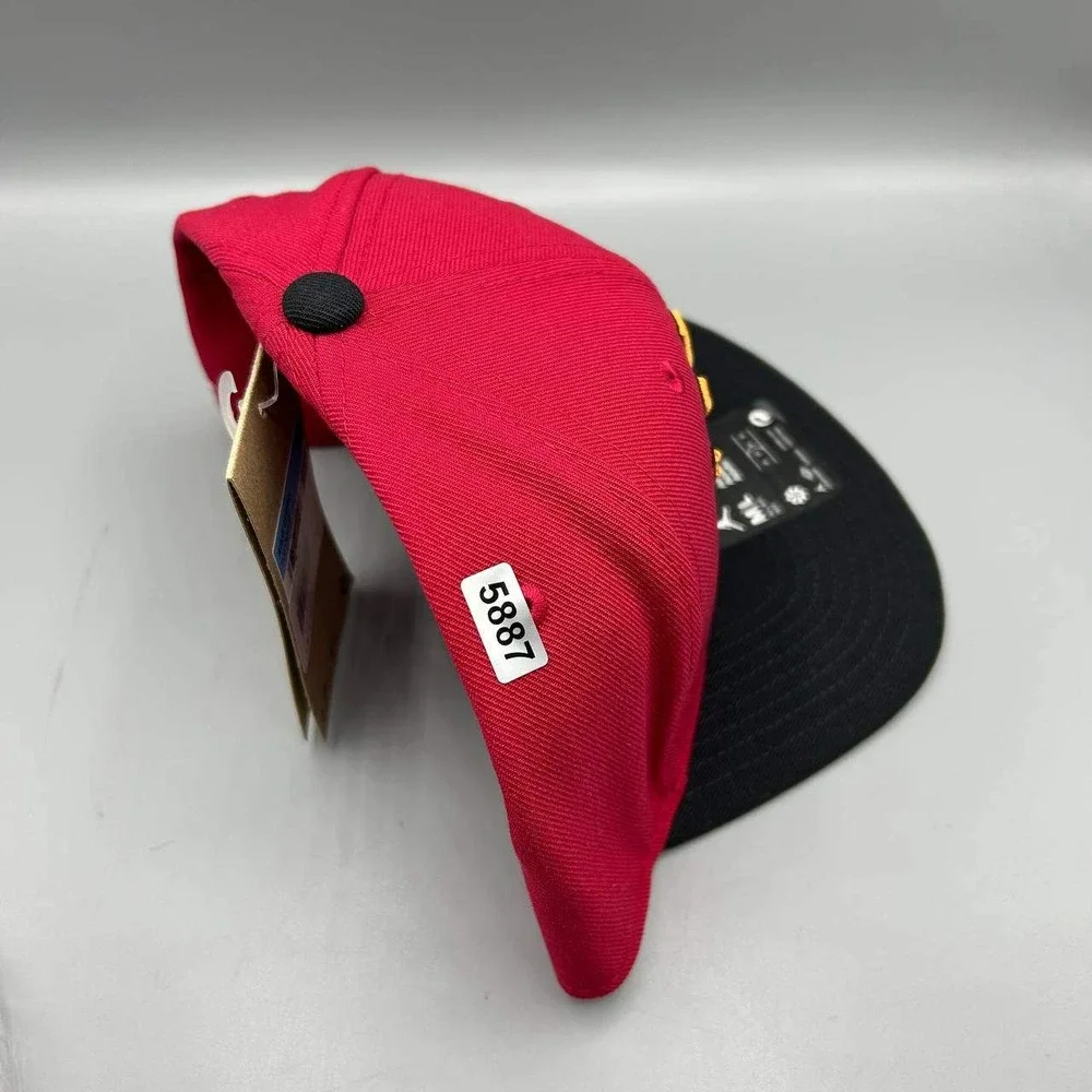 Air Jordan 23 Hat Men M-L Red Embroidered Jumpman‎ Snap Back Pro Cap New